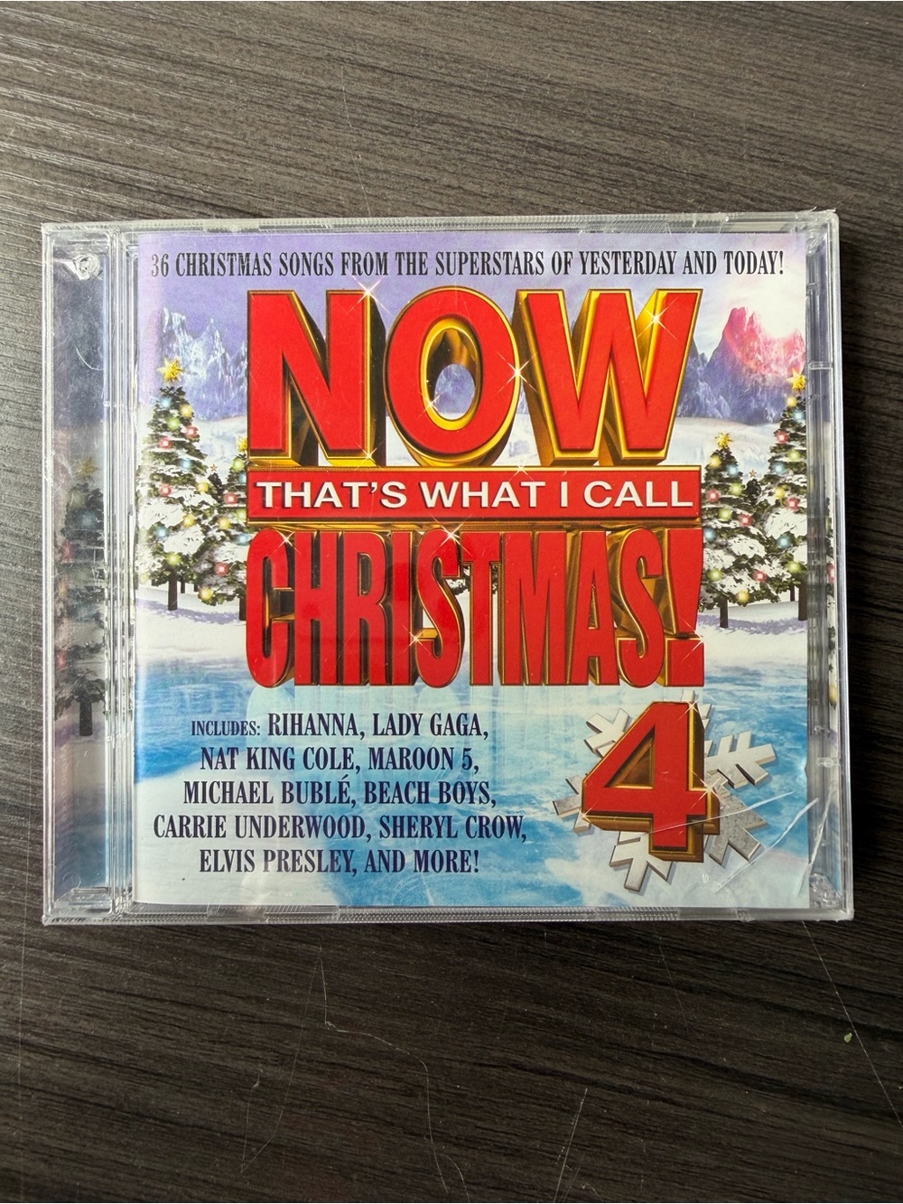 NOW That's What I Call Christmas 4 CD 2010 New Sealed Cracked Case Rihanna Gaga